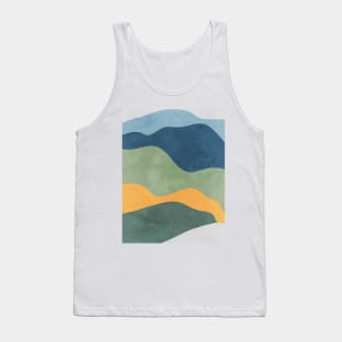 Abstract Colour Artwork Tank Top